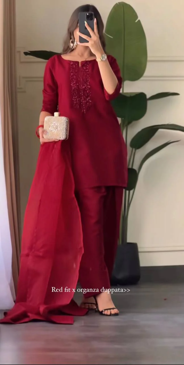Chic Capture Maroon Elegance - Image 2