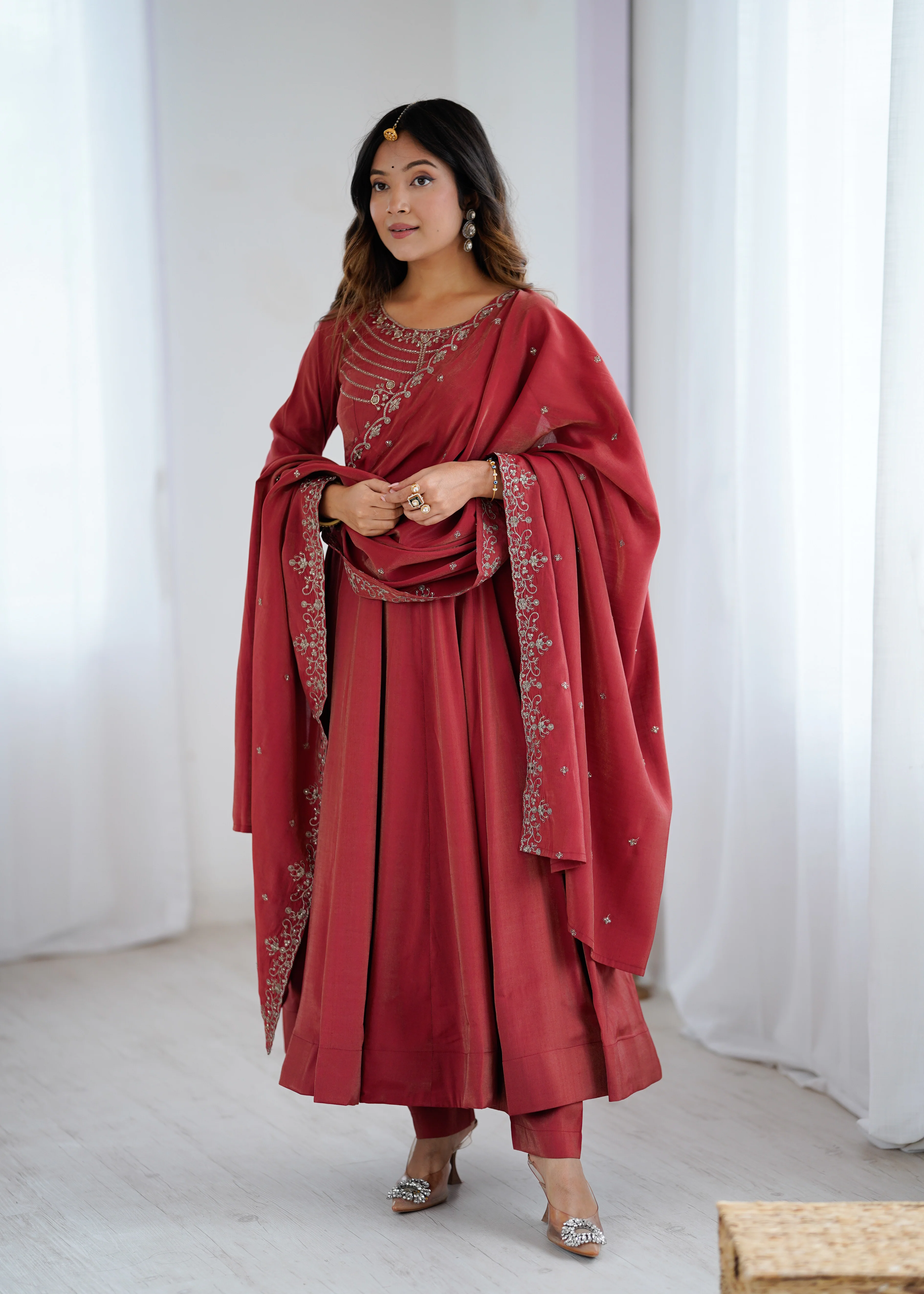 Crimson Charm: A Celebration of Tradition and Style - Image 5