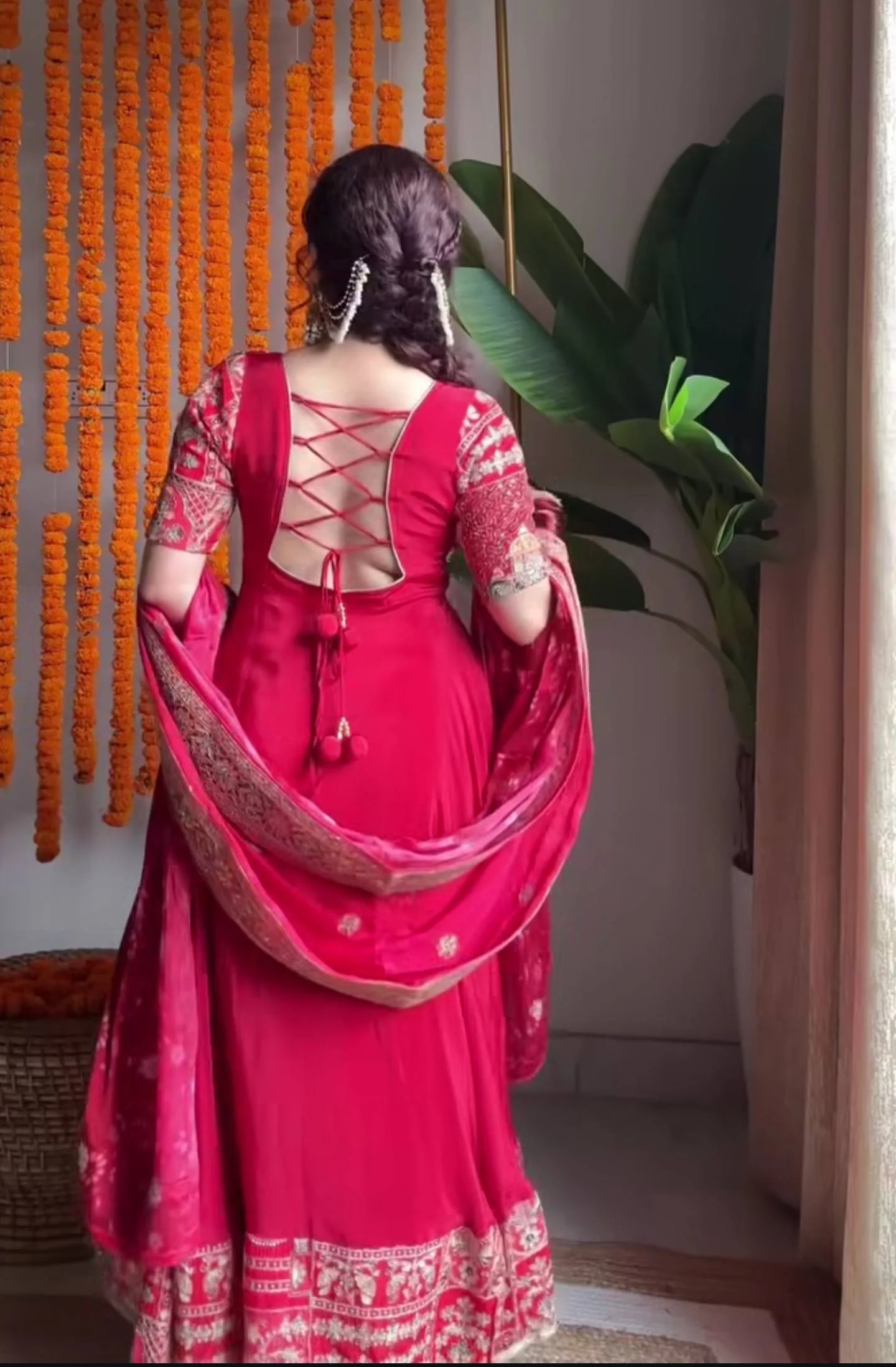 Dazzling Red Celebrate Cultural Beauty - Image 5
