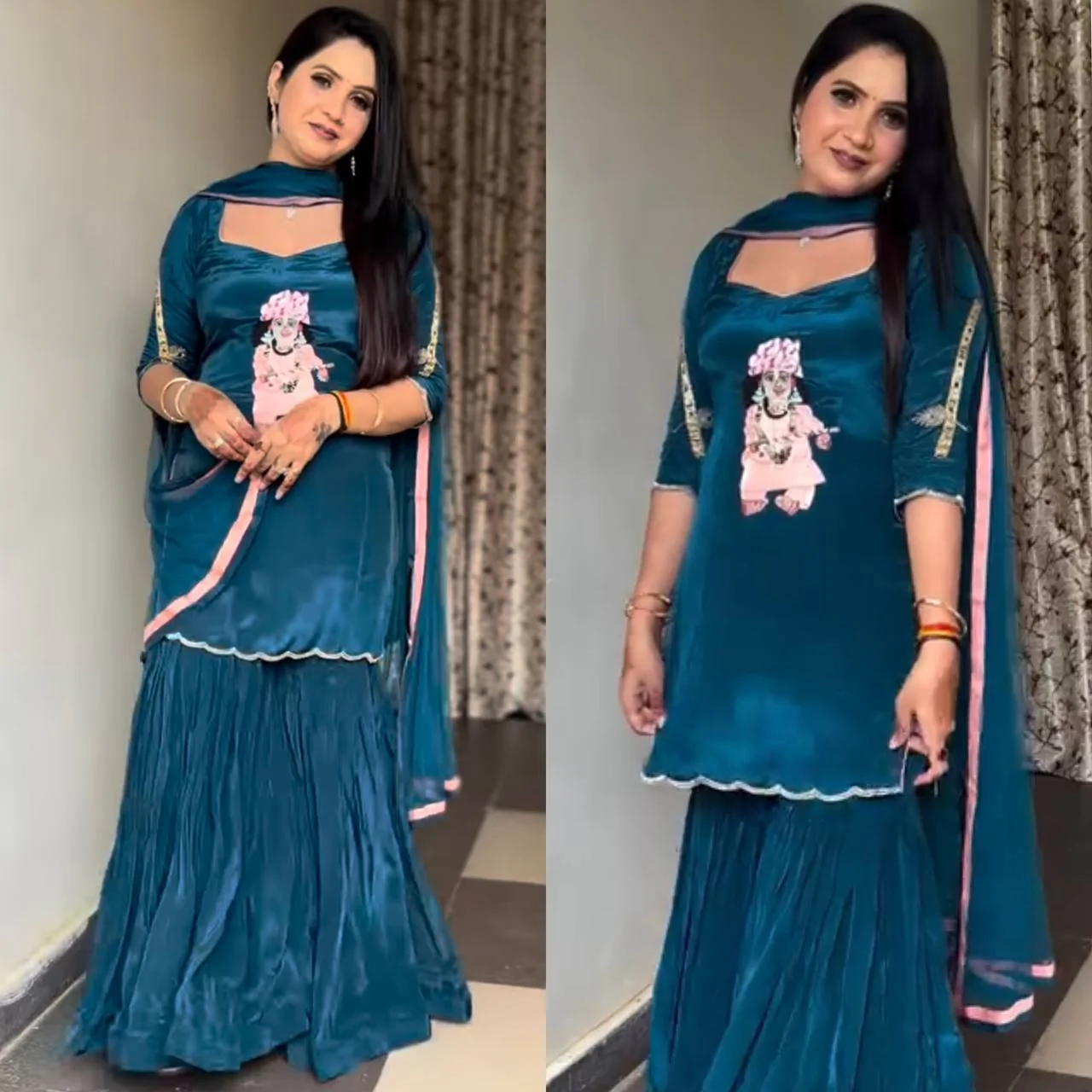 Elegance in Fusion The Enchanting Harmony of a Blue Dress