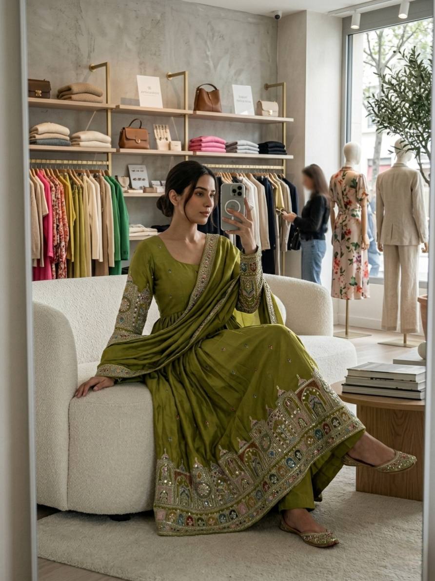Lush Green Elegance for Every Occasion - Image 3