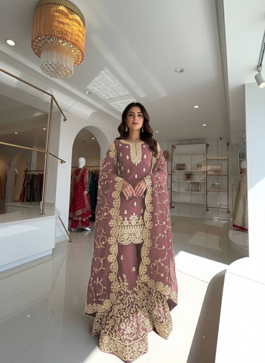 Majestic Charm: Enchanting Traditional Ensemble - Image 3