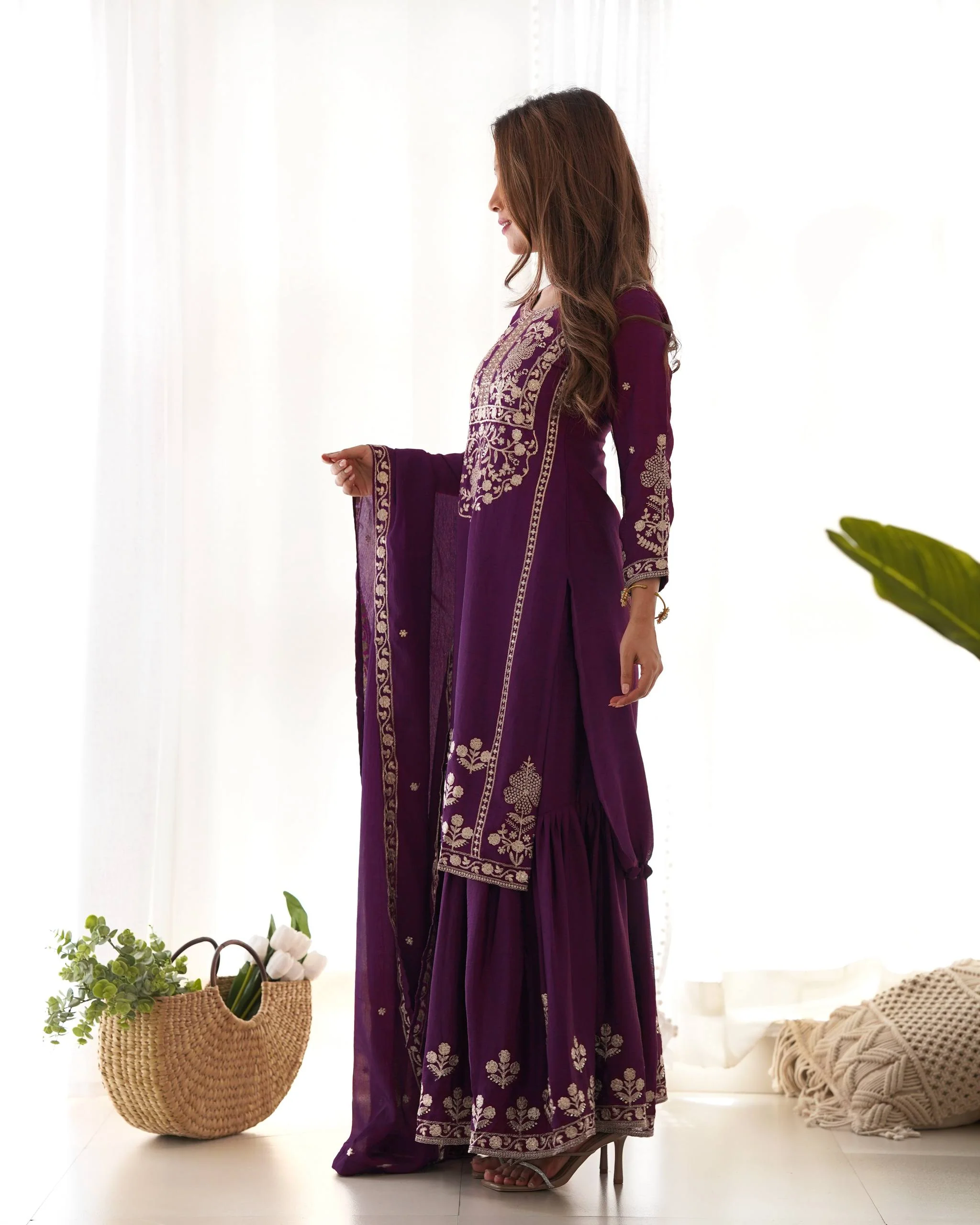 Majestic Elegance: A Regal Purple Attire for Every Occasion - Image 6